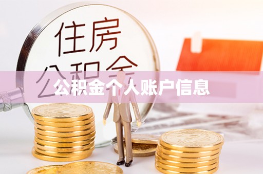 江东公积金个人账户信息