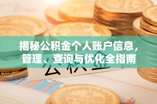 江东揭秘公积金个人账户信息，管理、查询与优化全指南