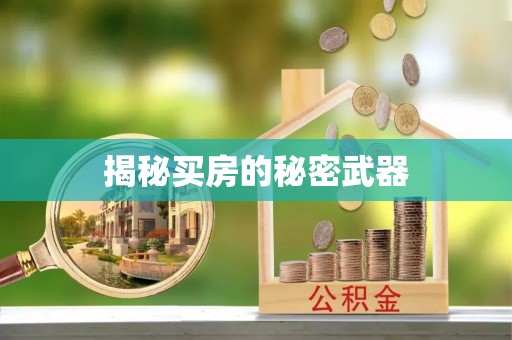 江东揭秘买房的秘密武器