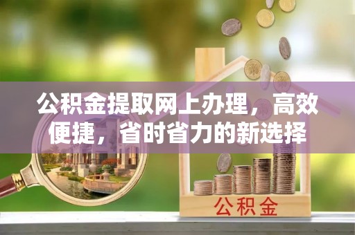江东公积金提取网上办理，高效便捷，省时省力的新选择