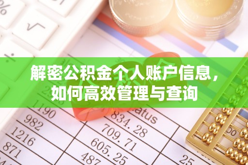 江东解密公积金个人账户信息，如何高效管理与查询