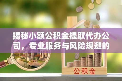 江东揭秘小额公积金提取代办公司，专业服务与风险规避的平衡艺术