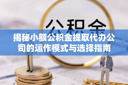 江东揭秘小额公积金提取代办公司的运作模式与选择指南